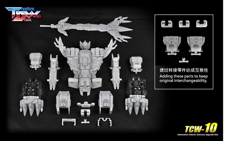 TDW TCW 10 Generations Selects King Poseidon Upgrade Kit In Hand Image  (8 of 8)